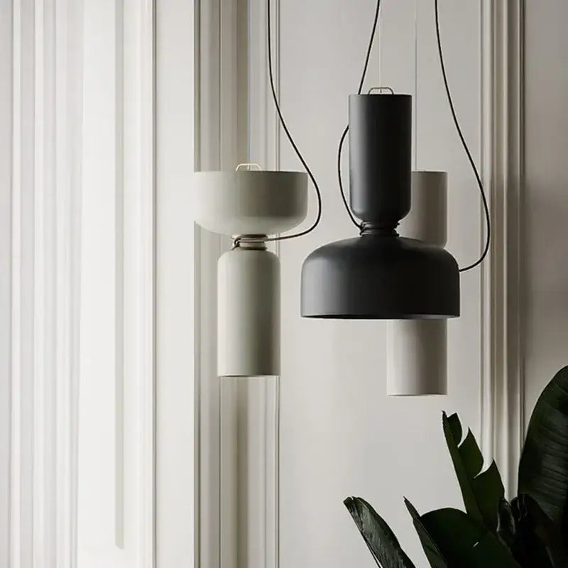 Suspension luminaire minimaliste en métal au style scandinave