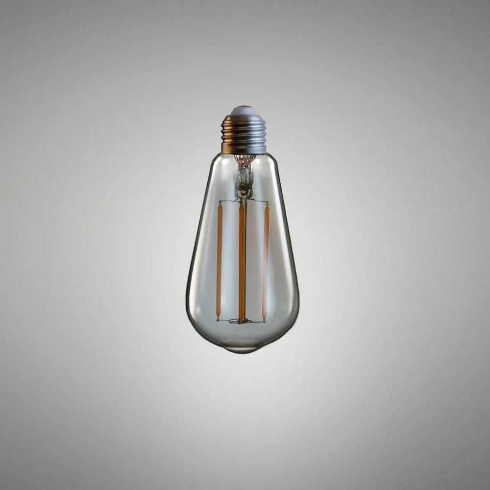 Ampoule LED Teardrop en verre ambré, vue 2