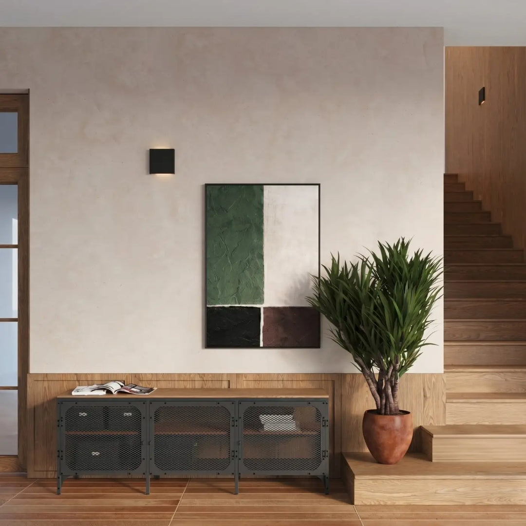 Applique murale noir dans un intérieur contemporain