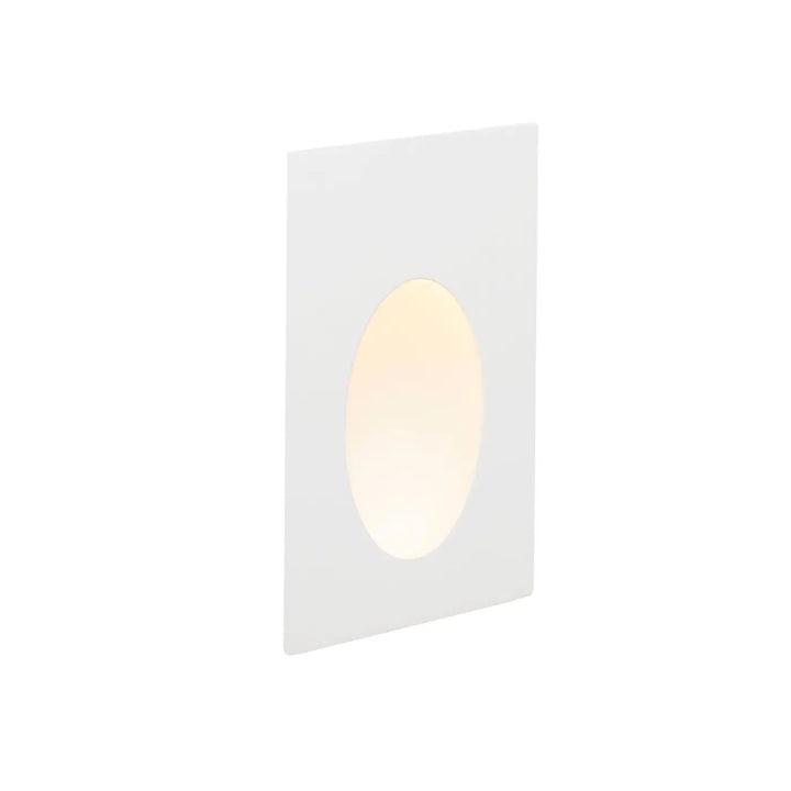 Applique encastrée Plas ovale blanche de Faro Barcelona