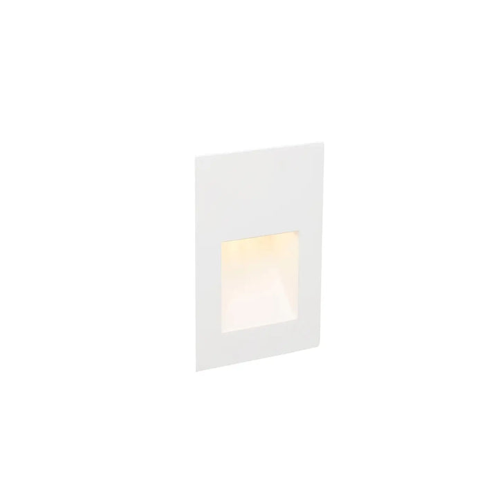 Applique encastrée Plas carrée blanche de Faro Barcelona