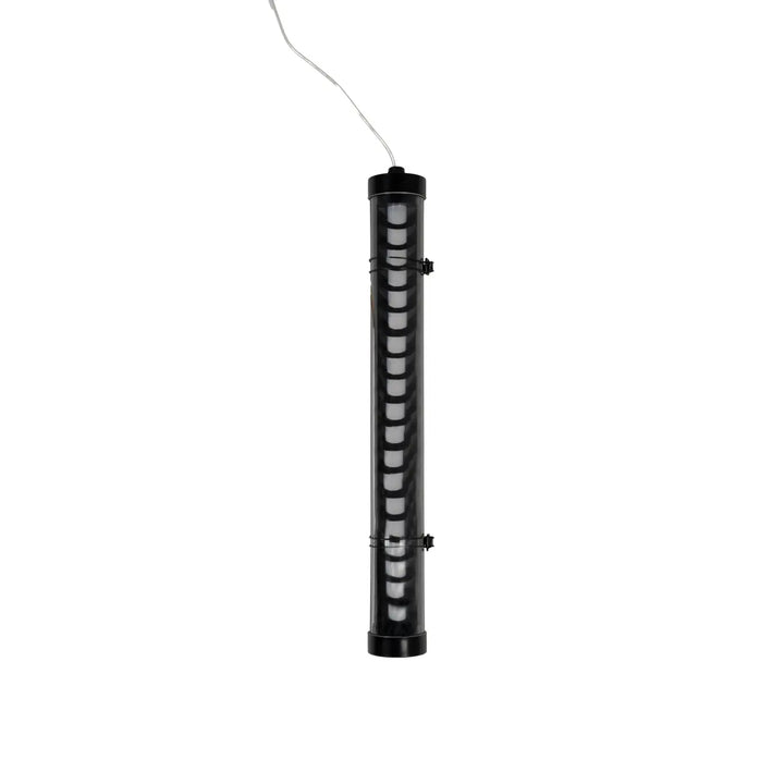 Applique extérieure Scuba Louver 600 noire de Faro Barcelona