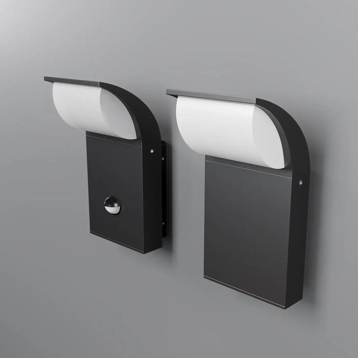 Modernes distributeurs de papier toilette muraux en acier noir avec rouleaux blancs pour applique extérieure led stock détecteur