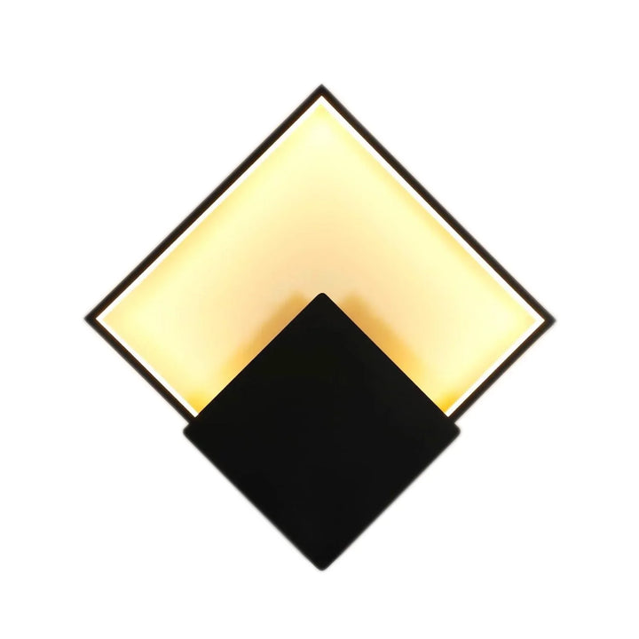 Applique led murale carrée design contemporain finition