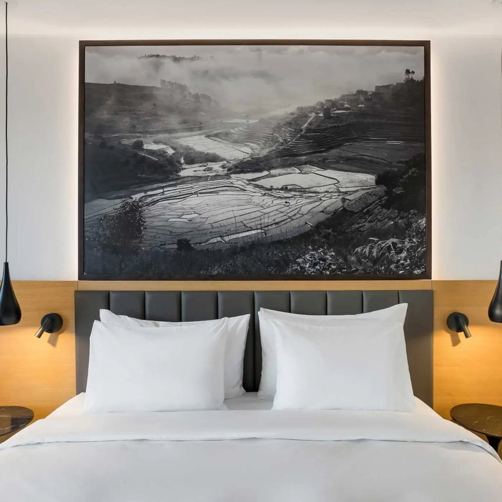 Applique murale Gamma dans une chambre d'hôtel