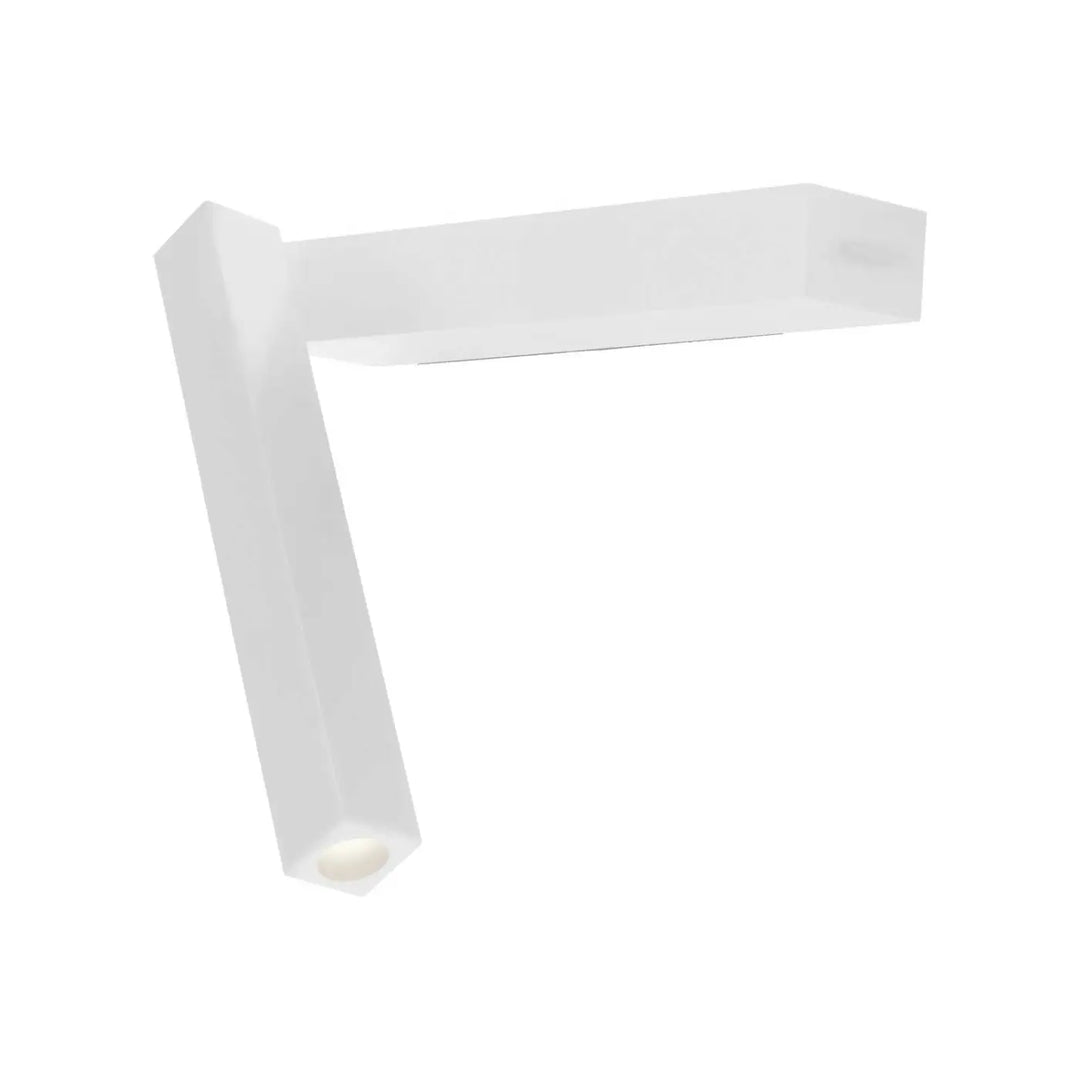 Applique liseuse Hall Slim blanche en aluminium #couleur_blanc