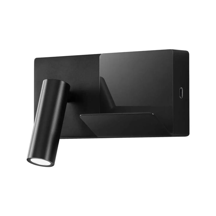 Autre vue d'un luminaire LEDS C4 en aluminium noir