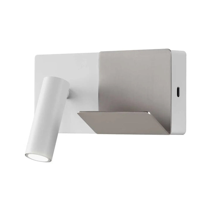 Liseuse murale E-lamp Mini blanche #couleur_blanc