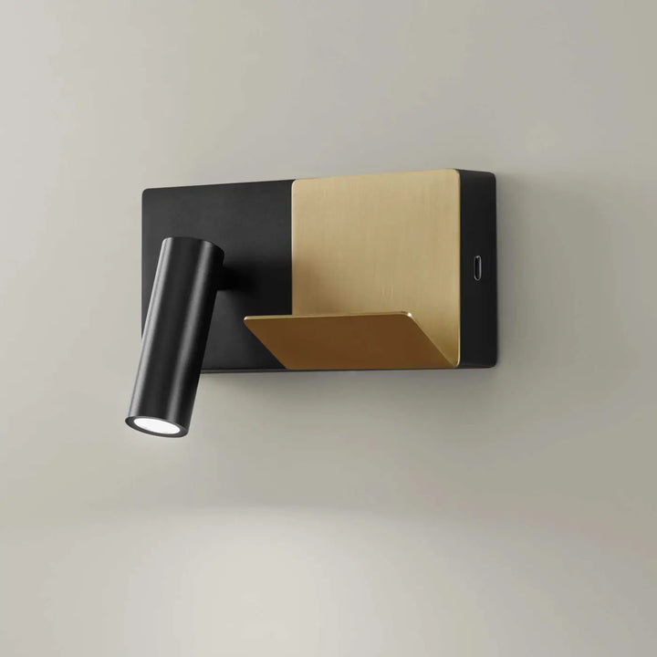 Applique murale E-lamp Mini noire #couleur_noir