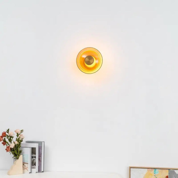 Applique Mural Led Circulaire En Verre Et Aluminium