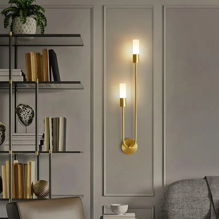 Applique Murale Métal Tubulaire Verticale