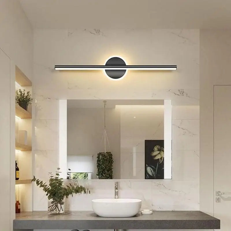 Applique Murale A Led En Cercle Minimaliste