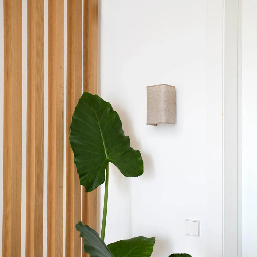 Applique Otton en jute de Faro Barcelona en situation