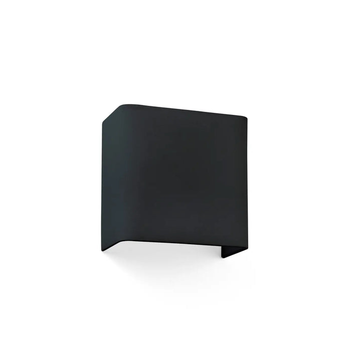 Applique murale Cotton carrée noire de Faro Barcelona