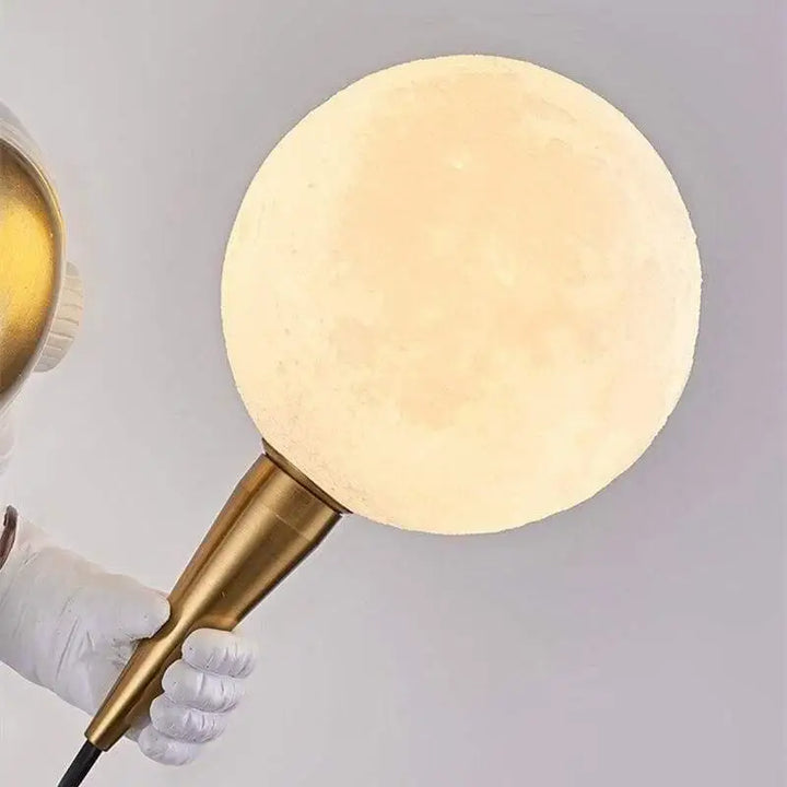 Applique Murale Astronaute Blanche au Design Moderne
