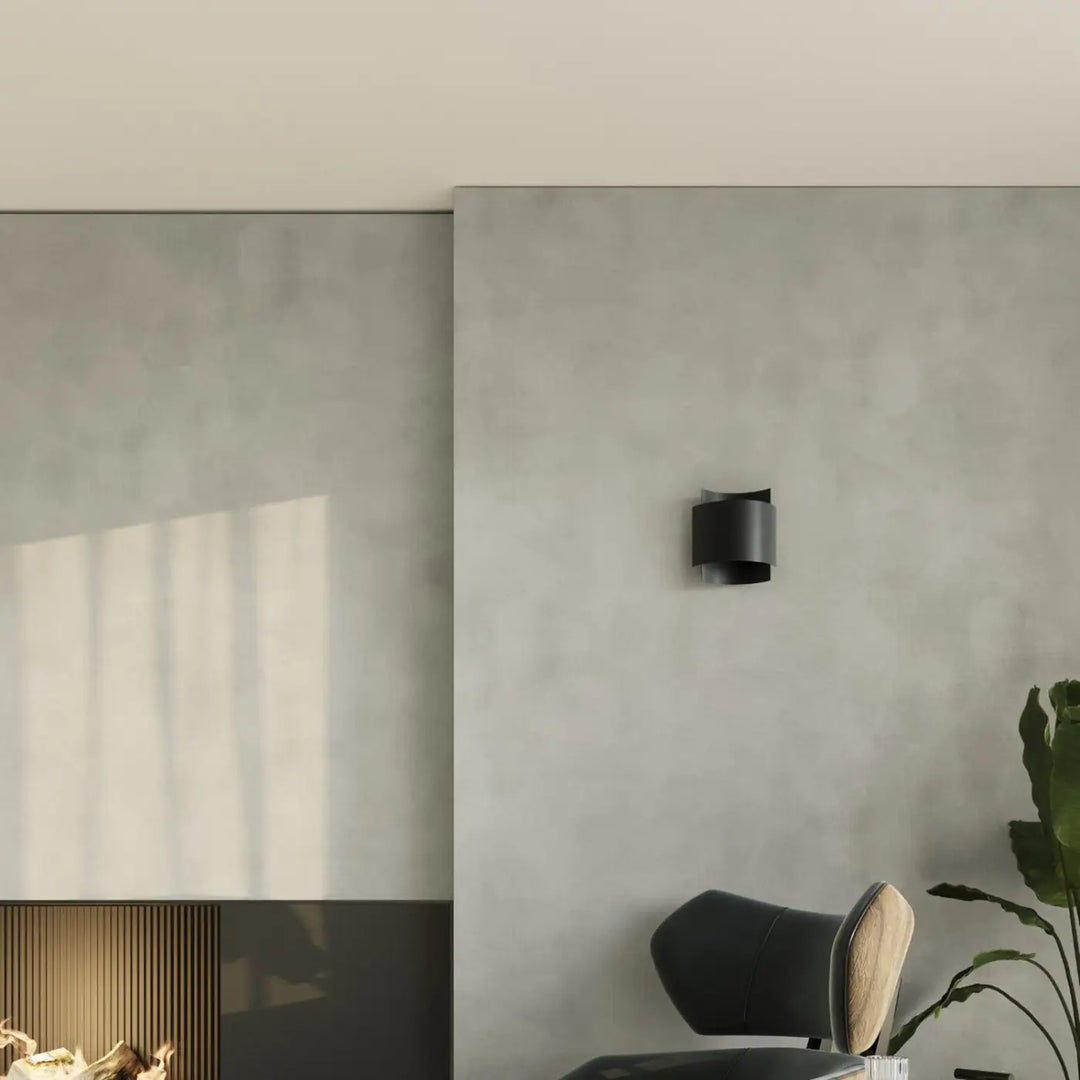 Applique murale noir dans un intérieur contemporain