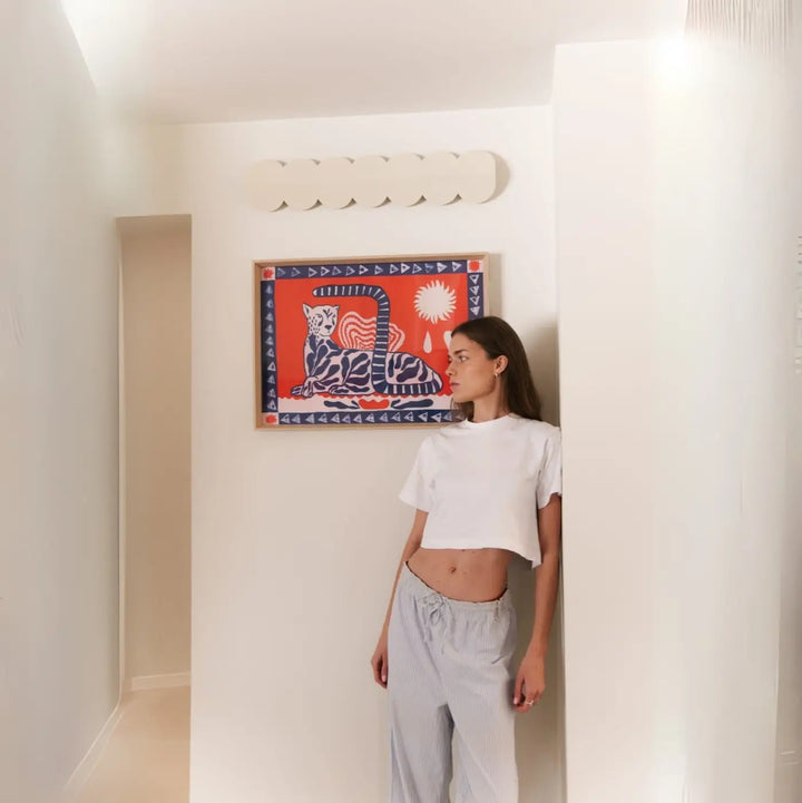 Aplique de pared beige BISCUIT