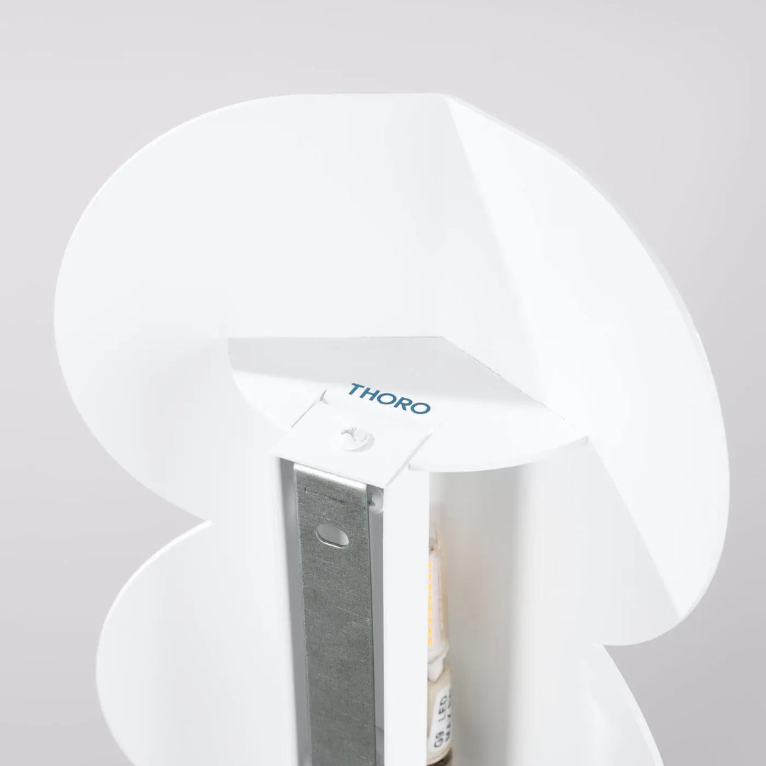 Aplique de pared blanco BISCUIT