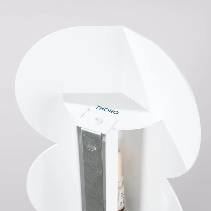 Aplique de pared blanco BISCUIT