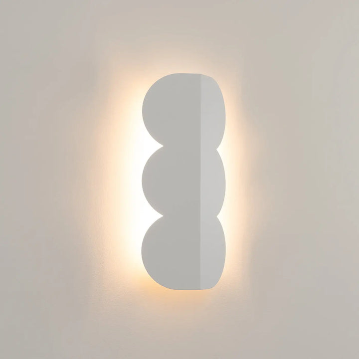 Aplique de pared blanco BISCUIT