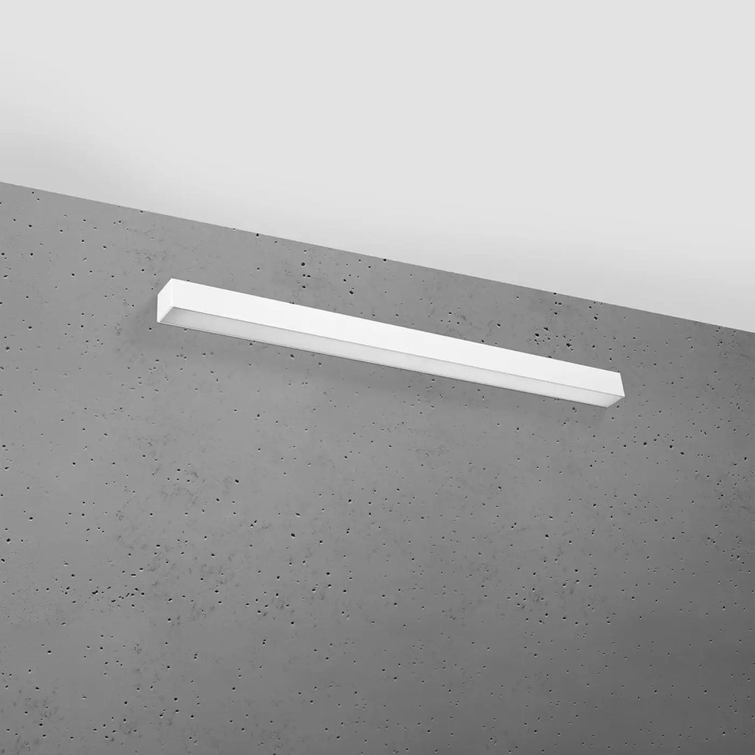 Applique murale blanc rectangulaire collection pinne avec module led intégrée pour paramètres d’éclairage optimaux