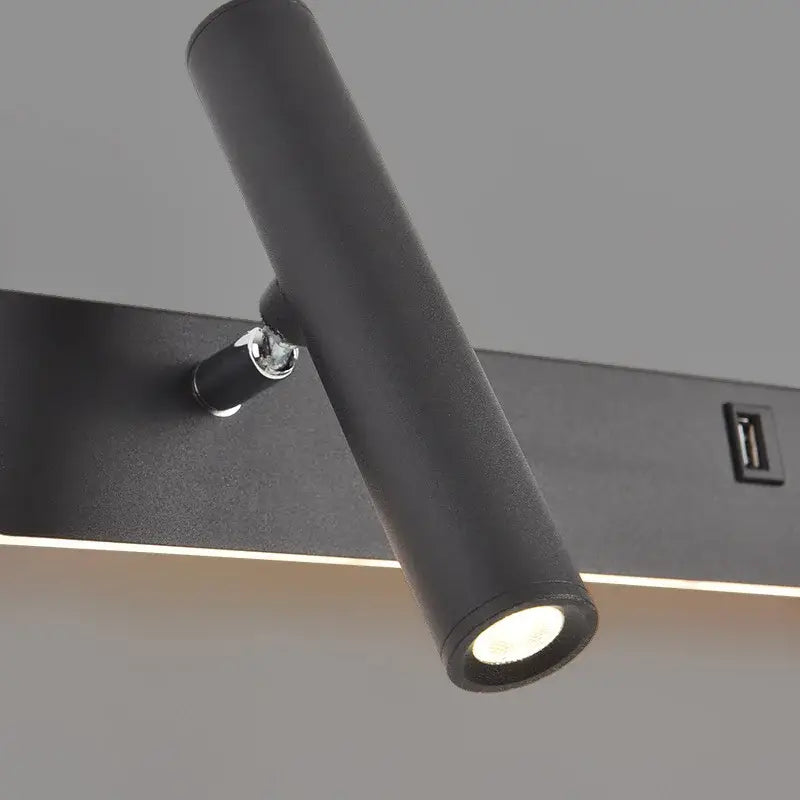Applique Murale Blanche Ou Noir Pour Tête De Lit Spot Orientable