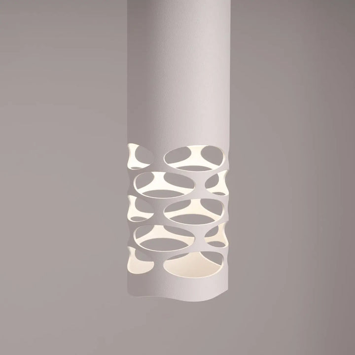 Applique murale Liro blanche à tube suspendu