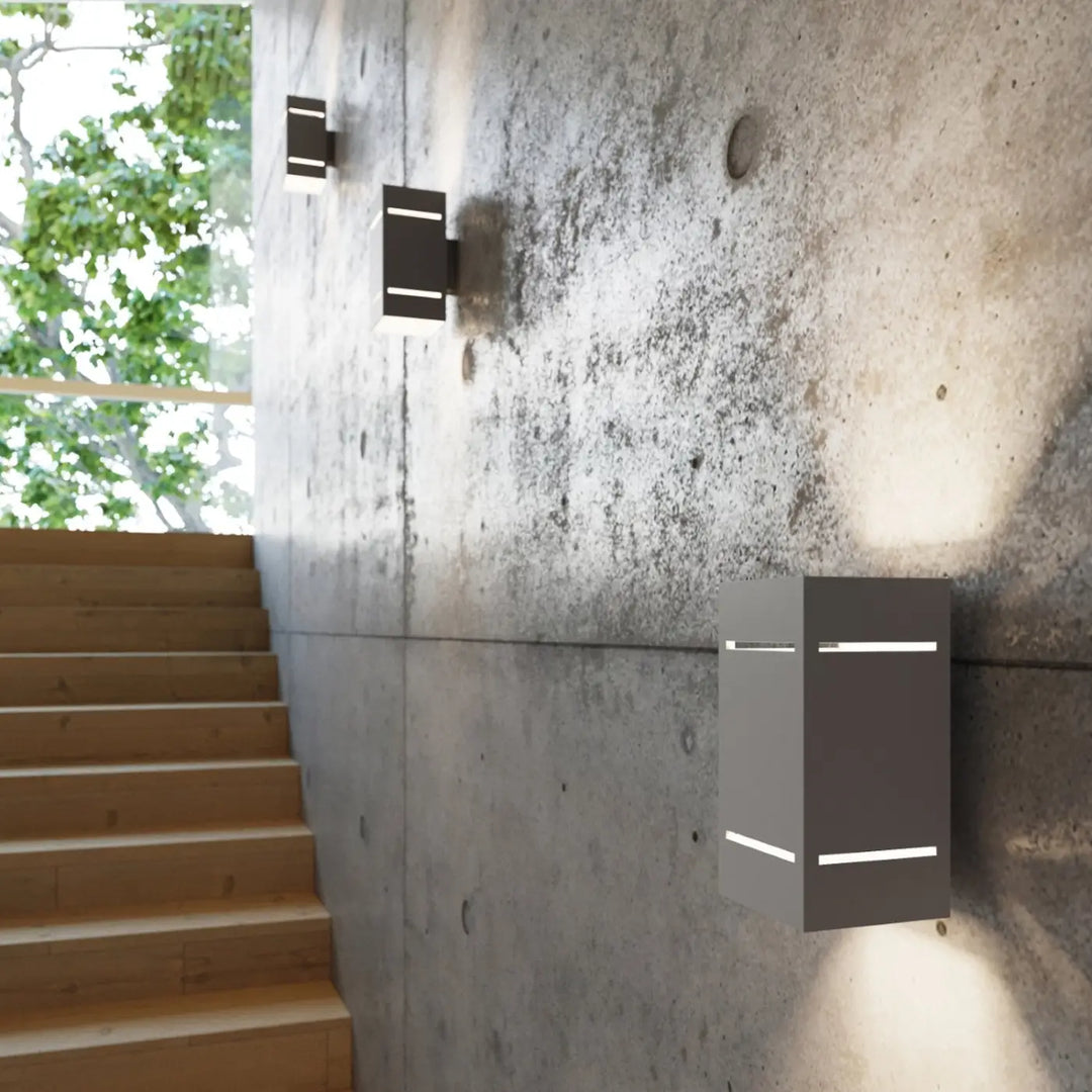 Applique murale gris vue rapprochée dans son décor