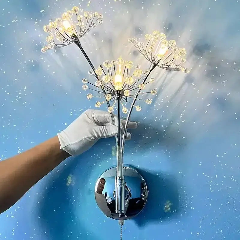 Applique murale en bouquet de fleur dandelion

