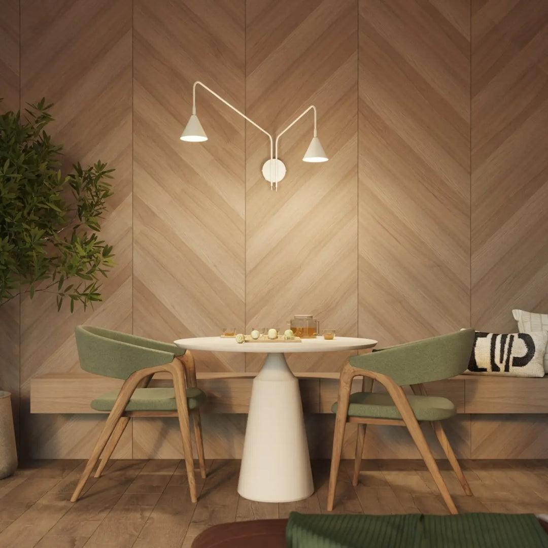 Applique Murale beige dans un intérieur contemporain