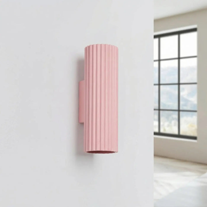 Applique Murale rose éteinte, vue rapprochée