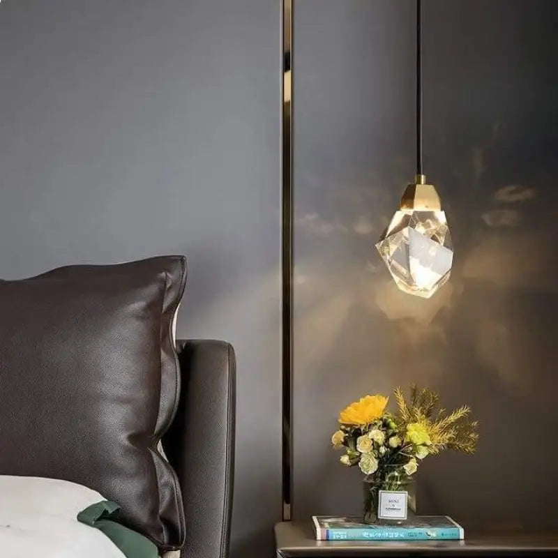 Applique Murale Chambre Moderne Cristal Doré