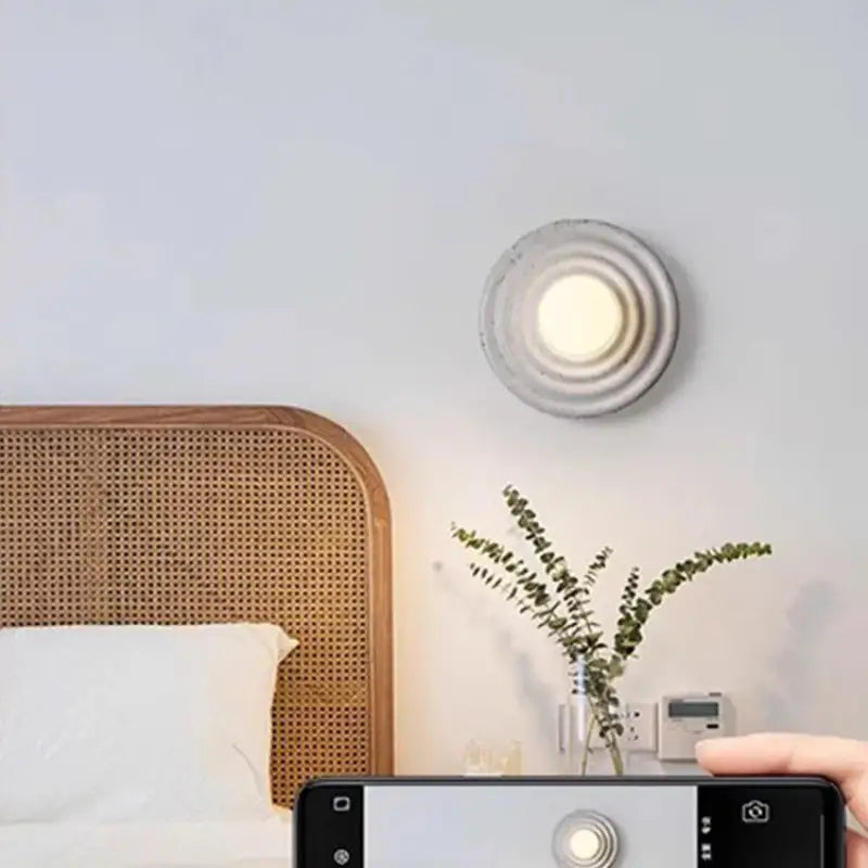 Applique Murale Circulaire En Ondulation De Différentes Couleurs