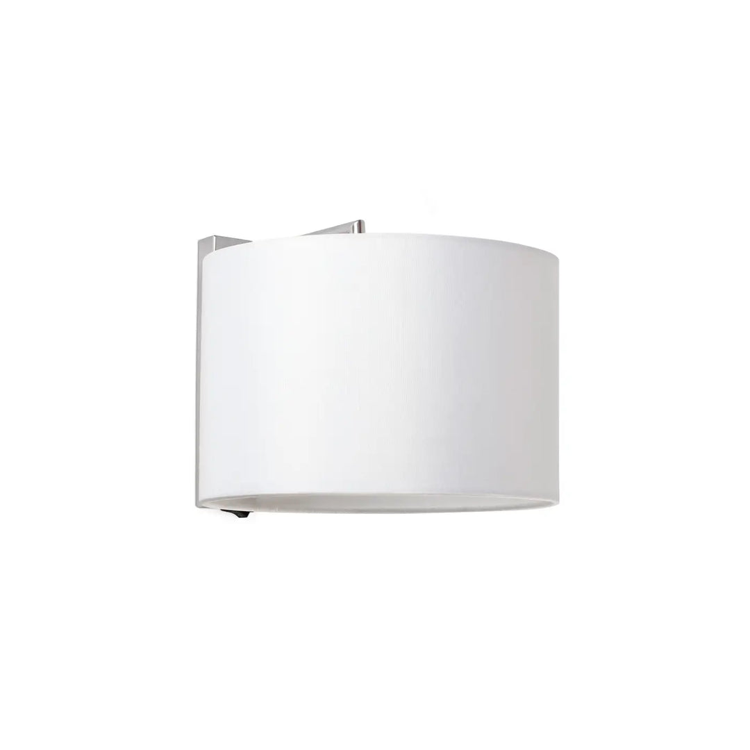 Applique murale Sahara chrome et blanc de Faro Barcelona