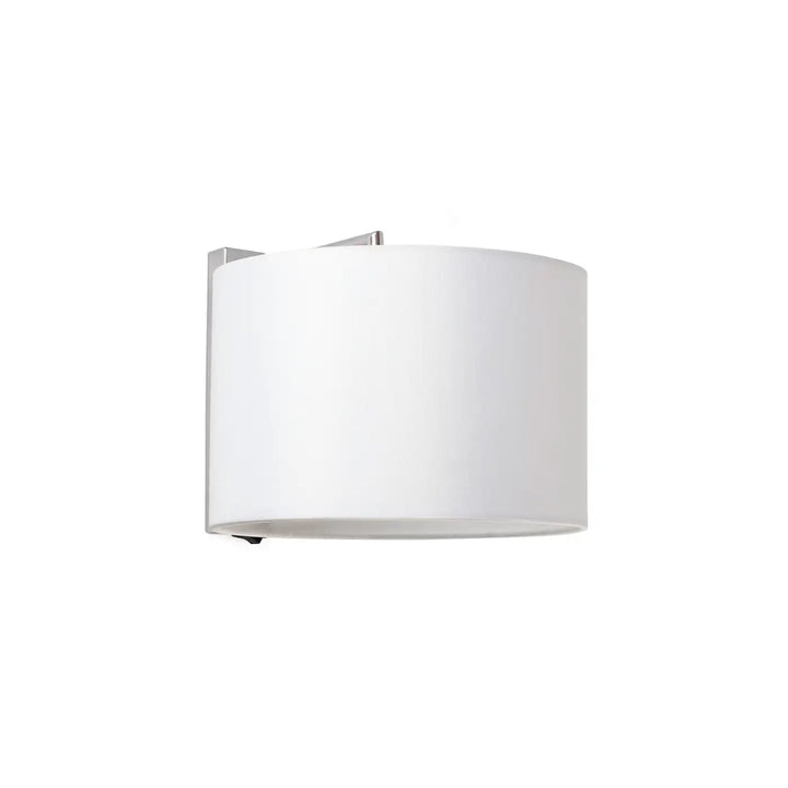 Applique murale Sahara chrome et blanc de Faro Barcelona