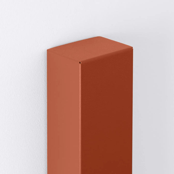 Applique murale FREYA ocre rouge éteinte, détail du sommet