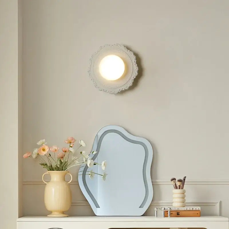 Applique murale contemporaine et originale en forme de fleur