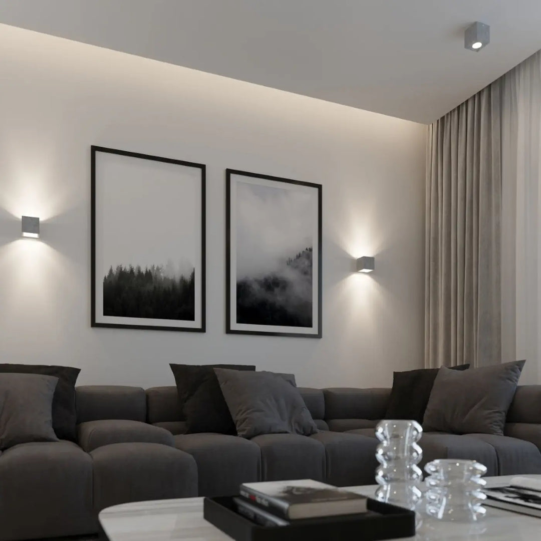 Applique Murale gris dans un intérieur contemporain