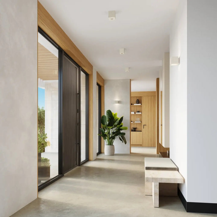 Applique Murale beige dans un intérieur contemporain