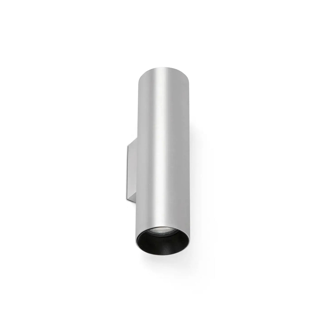 Applique murale Stan aluminium brossé 2 spots de Faro Barcelona