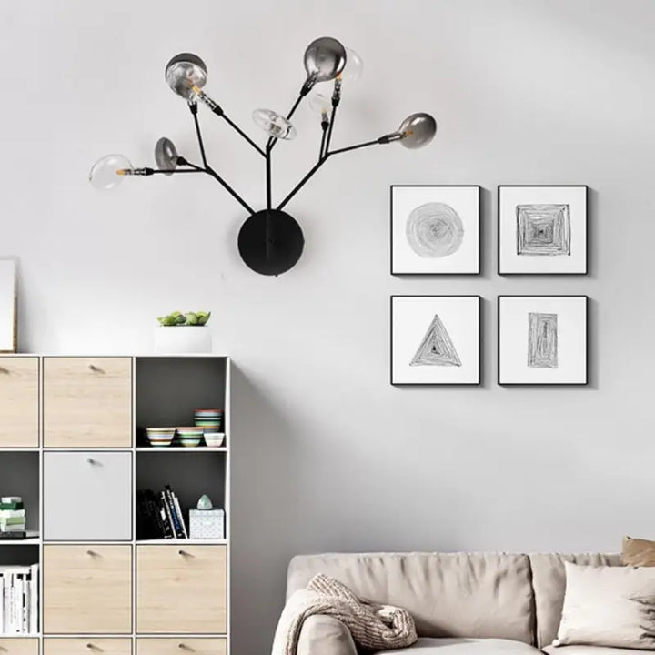 Applique Murale Décorative En Verre Design Branches