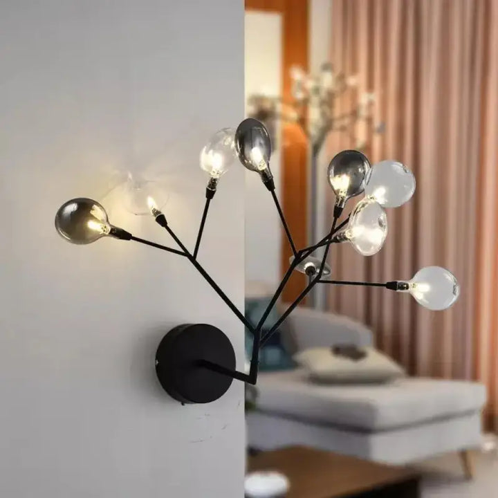 Applique Murale Décorative En Verre Design Branches
