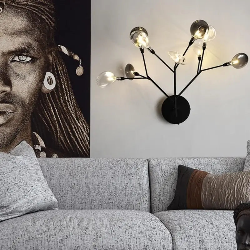 Applique Murale Décorative En Verre Design Branches