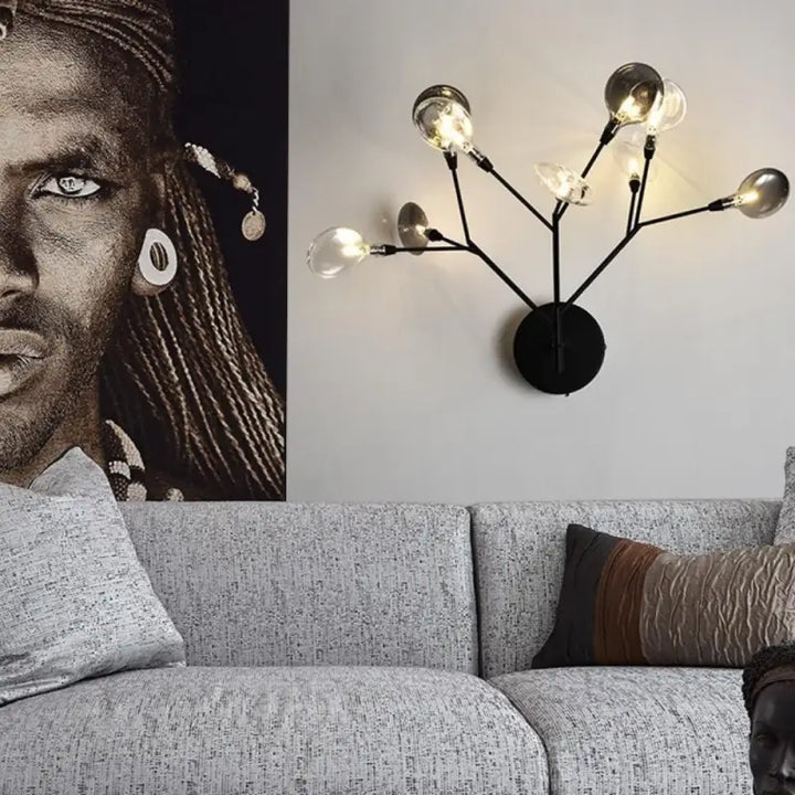 Applique Murale Décorative En Verre Design Branches