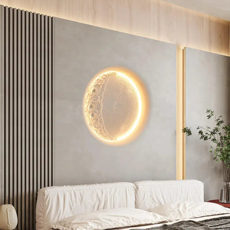 Applique Murale Décorative Demi Lune Acrylique