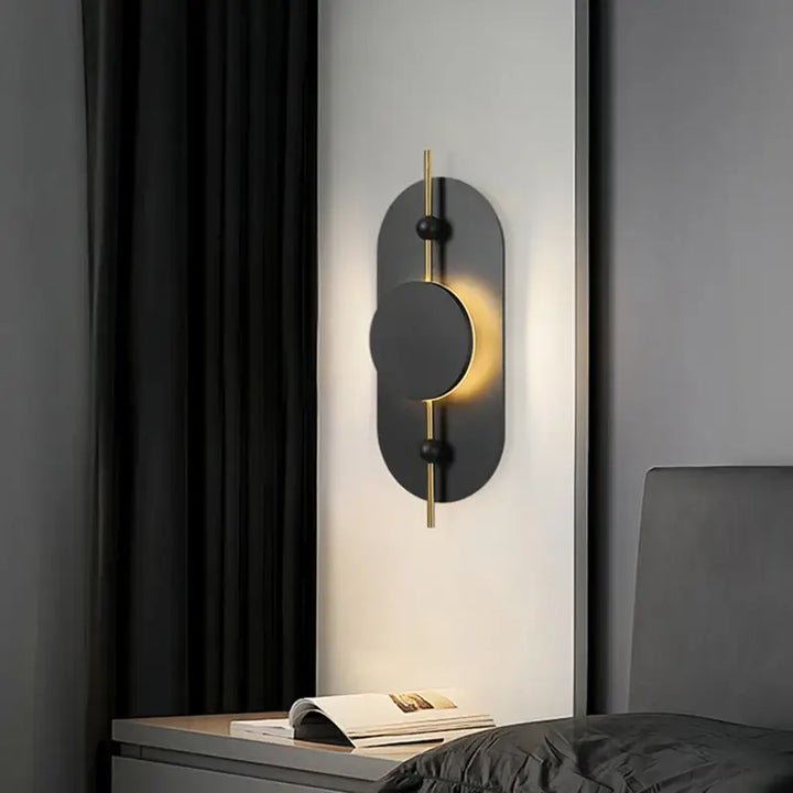 Applique Murale Design Bois Et Métal LED Style Contemporain

