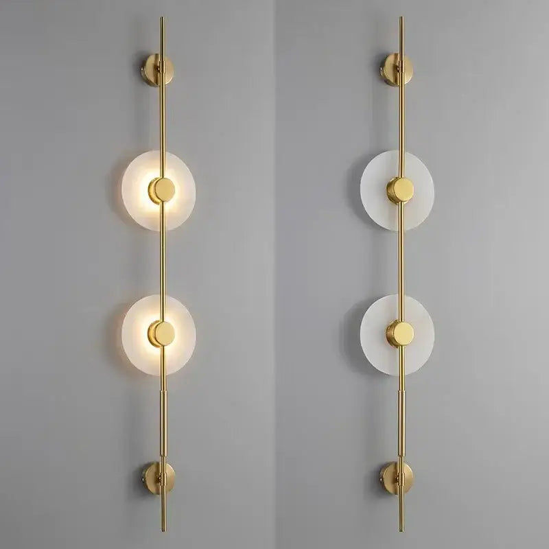 Applique design contemporain à cercles lumineux élégant