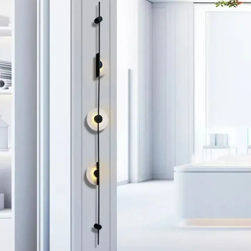 Applique design contemporain à cercles lumineux élégant