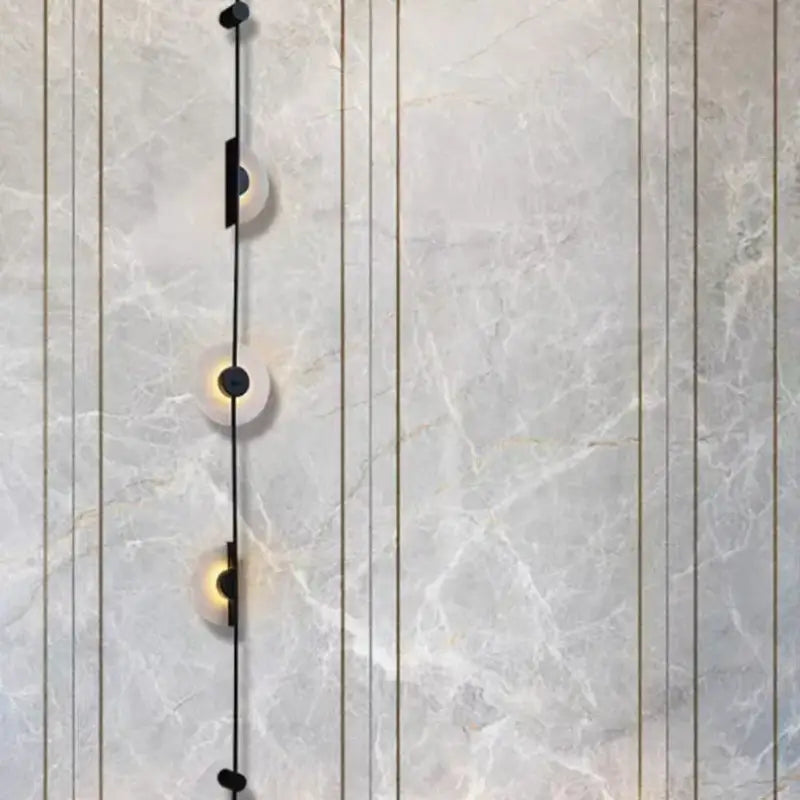 Applique design contemporain à cercles lumineux élégant