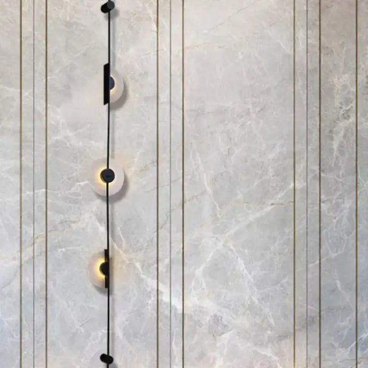 Applique design contemporain à cercles lumineux élégant